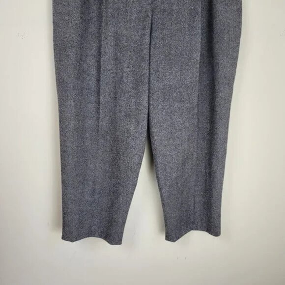 Billy Reid Cropped Pleated Wool Pants - Picture 6 of 10